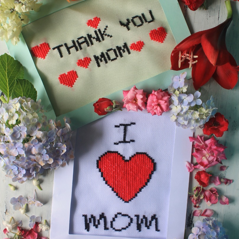 Mother's Day Cross Stitch Crafting is My Hobby