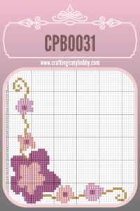 10 Cross Stitch Flower Border Patterns Free edition 4 - Crafting is My ...