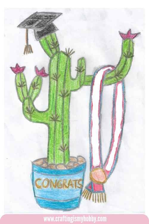 Graduating Cactus Cross Stitch Graduation Patterns FREE - Crafting is My Hobby