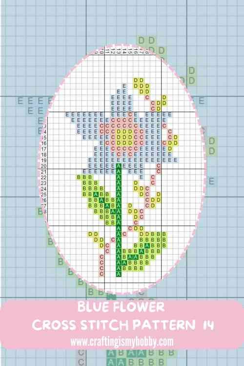 20 BLUE FLOWER CROSS STITCH PATTERNS - Crafting is My Hobby
