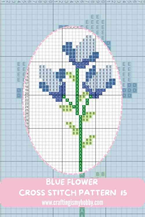 20 BLUE FLOWER CROSS STITCH PATTERNS - Crafting is My Hobby